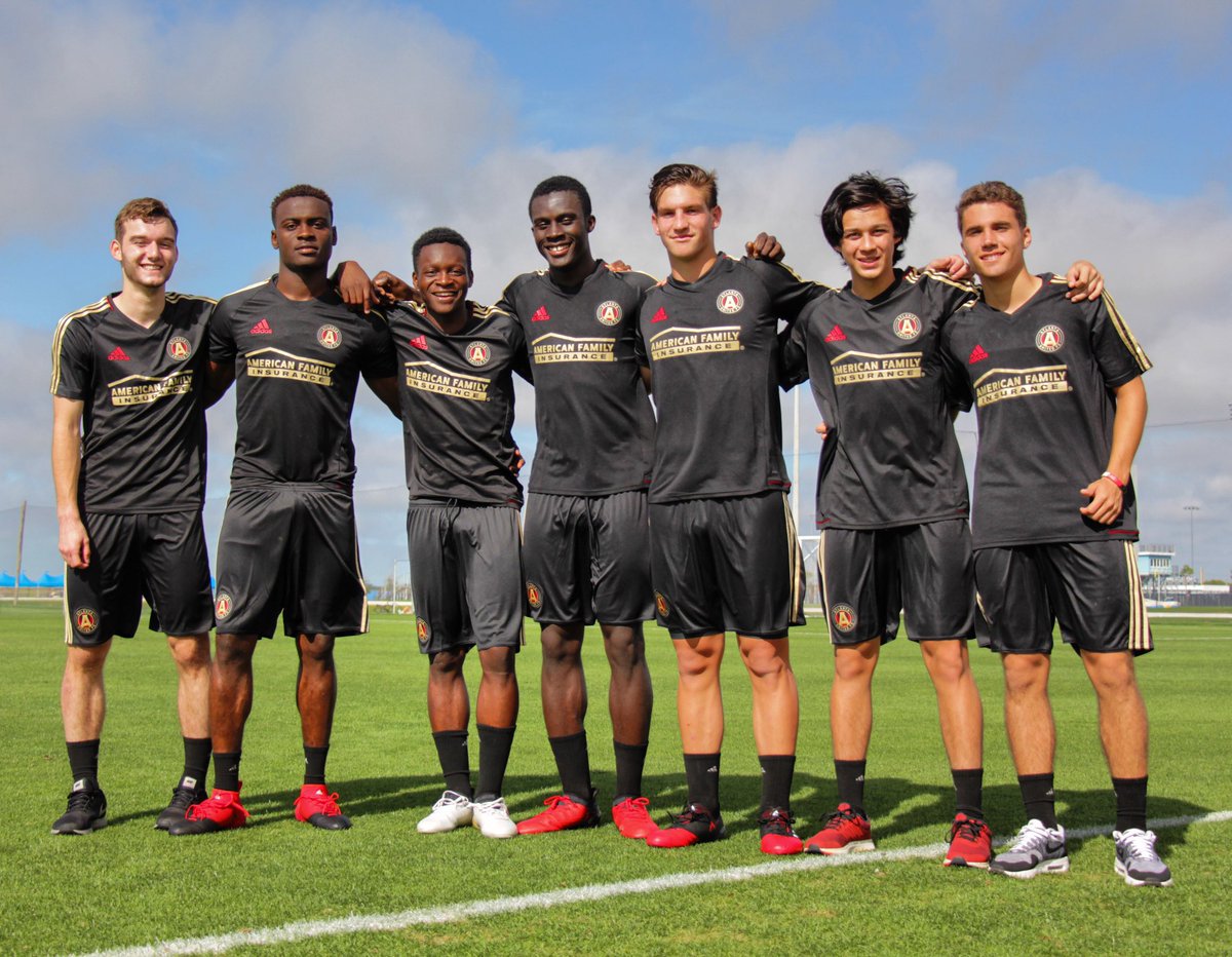 AcademyATLUTD's tweet photo. Our 7 Academy Players putting in the work on Day 2 of @atlutd Preseason! ⚽️⚒⚙️✔️ https://t.co/2G56kES5n3