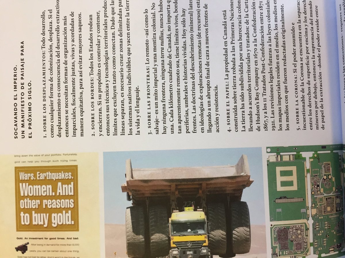 1partperbillion's tweet photo. Nice feature of #EXTRACTION #ARQ93 on LANDS #EdicionesArq https://t.co/x9m4eNA8Ww