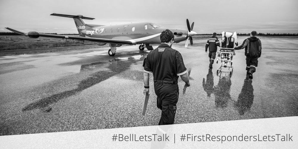 Ornge's tweet photo. It's #BellLetsTalk day; let's use this opportunity to have open and honest conversations #FirstRespondersLetsTalk #MentalHealthMatter https://t.co/7lK4KMM1Jo