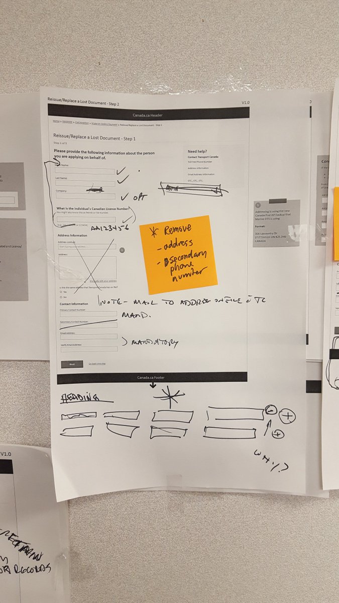 scott_pm's tweet photo. Major milestone today at Transport! Co-design of wireframes with a service owner! #gcdesign #gc2020 #serviceGC https://t.co/3mAgQ1P3qn