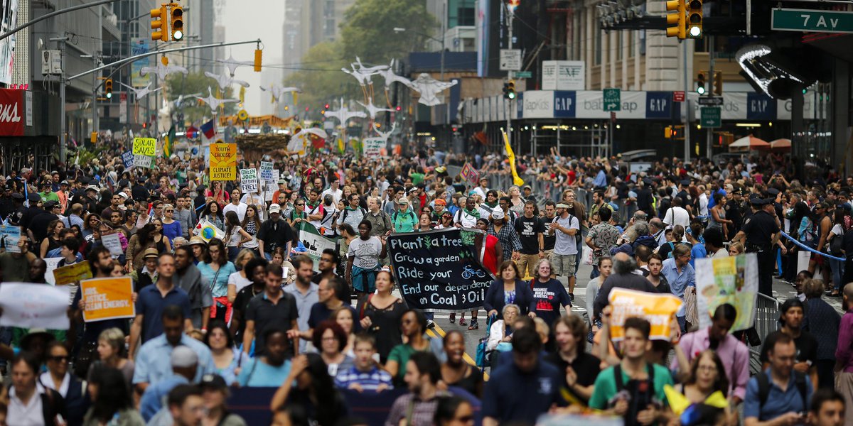 HuffPost's tweet image. Mark your calendars: A climate march is scheduled for April 29 huff.to/2jSEMnk