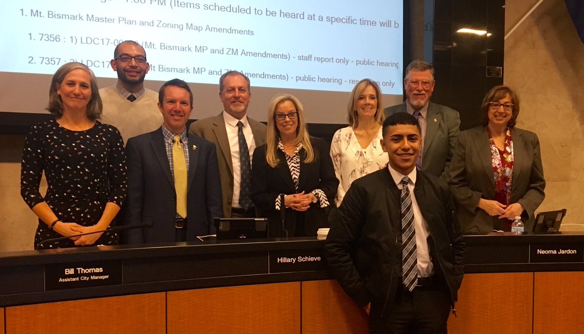 Hug High School student Victor Arriaga Medina stands with City Council after sharing his Choose Kind speech. #BELIEVEReno