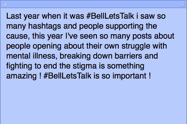 Em_Viens's tweet photo. #BellLetsTalk https://t.co/7oQafHQYXB
