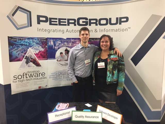 PEERGroup_Inc's tweet photo. Met amazing people at last night’s @Communitech #TechJamWR! Check out our open positions: https://t.co/MIAcS4utFK https://t.co/0YMKVXZAkI