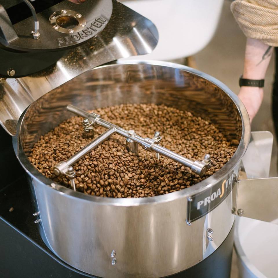 vesselroasters's tweet photo. We're back at it today. Roasting fresh coffee to help you through the cold winter. #specialtycoffee #Spokane https://t.co/xr1rHpTBRg