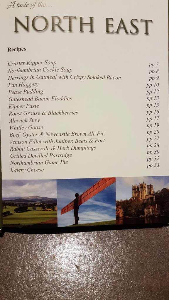 #regionalised cookbook arrived Durham North today, soon to be sharing recipes with guests <a href="/js_northeast/">JS_Northeast</a> <a href="/AndyFr4ncis/">AndyFr4ncis</a>