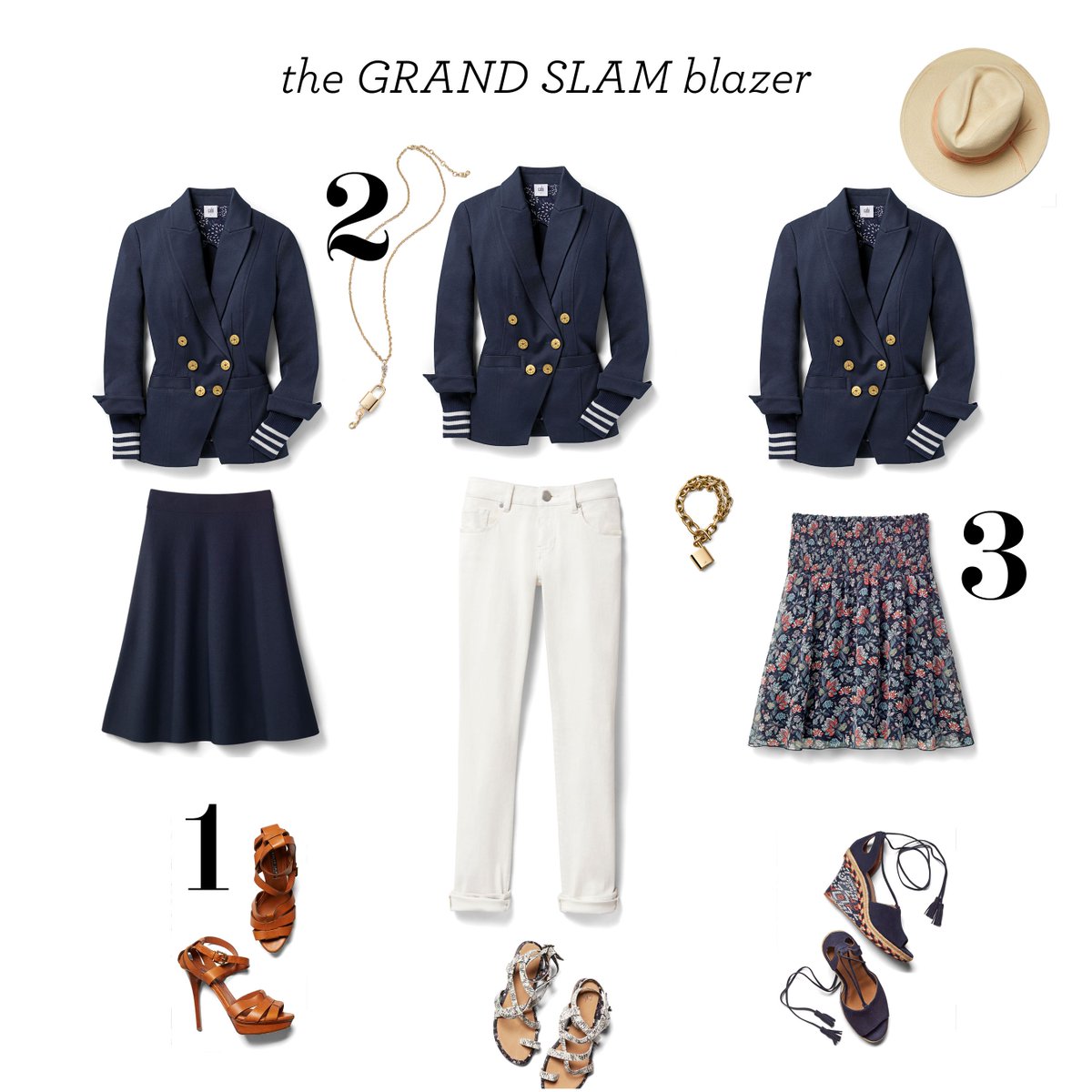 Trust us, you'll want to wear the Grand Slam Blazer more than three ways. #cabiclothing