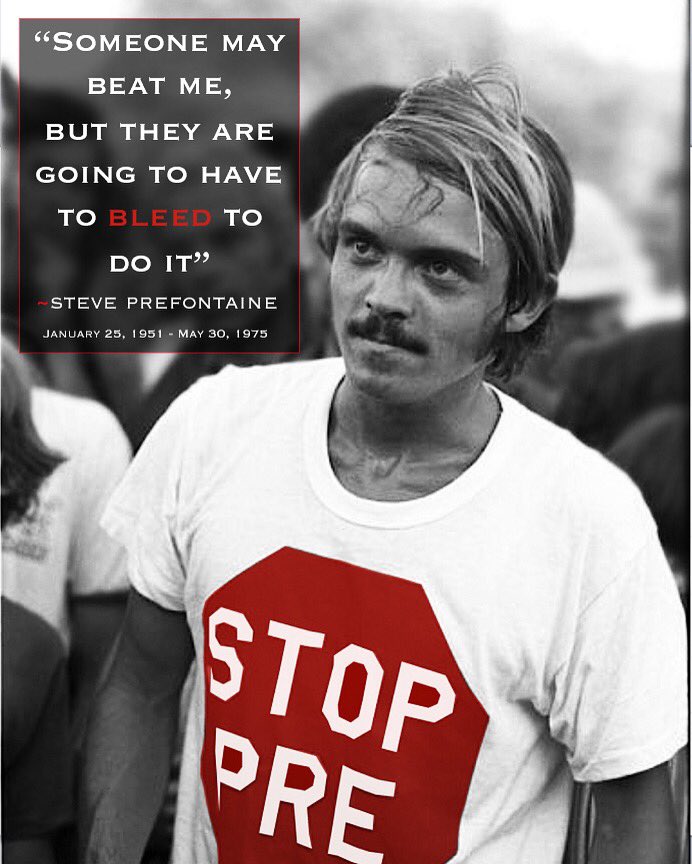 AllForceNutritn's tweet photo. Happy Birthday to one of the greats! Few athletes have had the guts, confidence, and will to win like Prefontaine did. #WithoutLimits https://t.co/B2hFzHVeVf