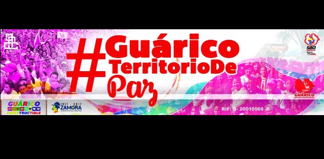Guárico es y seguirá siendo un territorio revolucionario apoyando al Pdte. <a href="/NicolasMaduro/">Nicolás Maduro</a> y nuestro Gob. <a href="/rerchacin/">R. Rodriguez Chacin</a> #GuáricoTerritorioDePaz