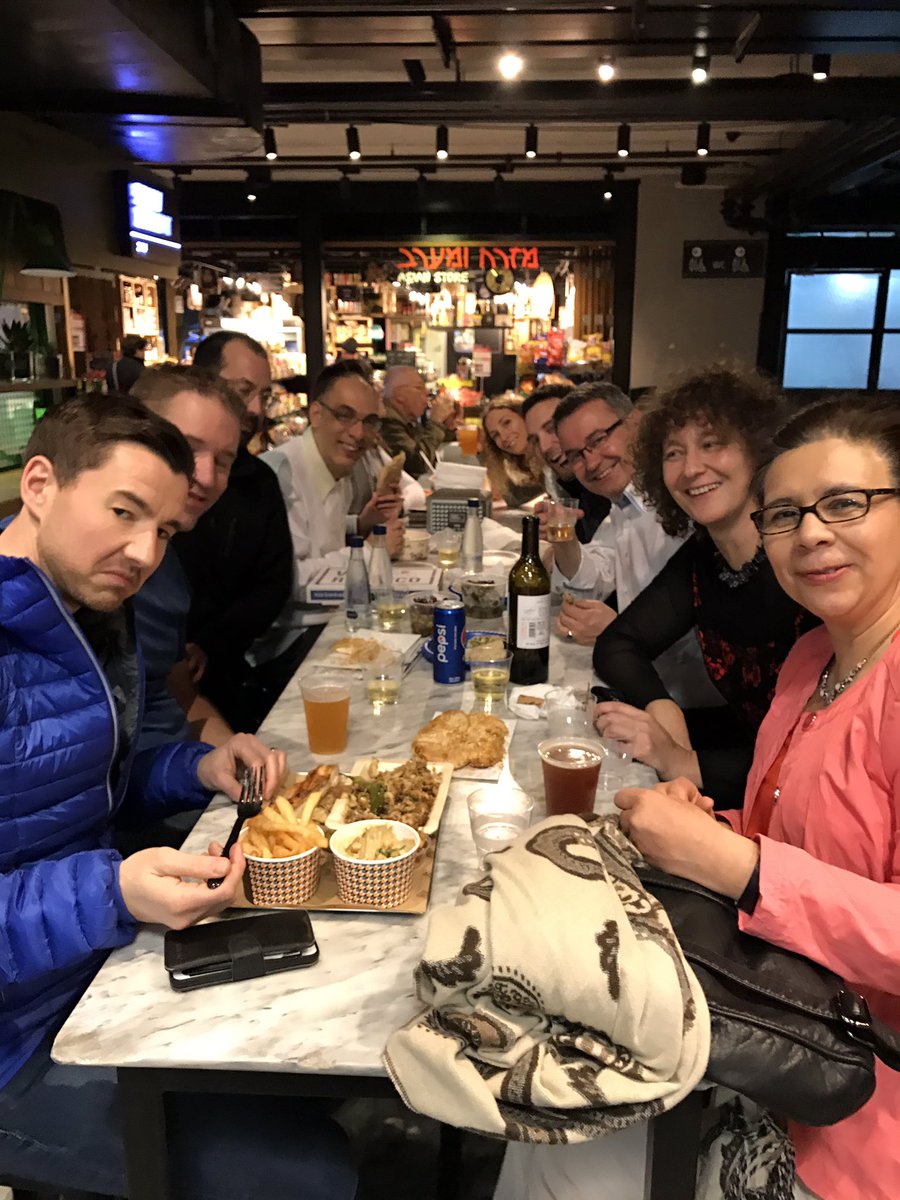 eladsof's tweet photo. Post conference dinner with too many awesome people to tweet.. #APIL17 https://t.co/4fSV0mzQsG