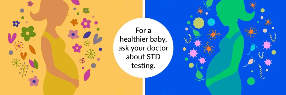 CDCSTD's tweet photo. #DYK that ALL #pregnantwomen should be tested for #HIV, #syphilis and #hepB? Get the facts &amp; take control - https://t.co/Ny7ukHh9sh https://t.co/9lPzm1IhUn