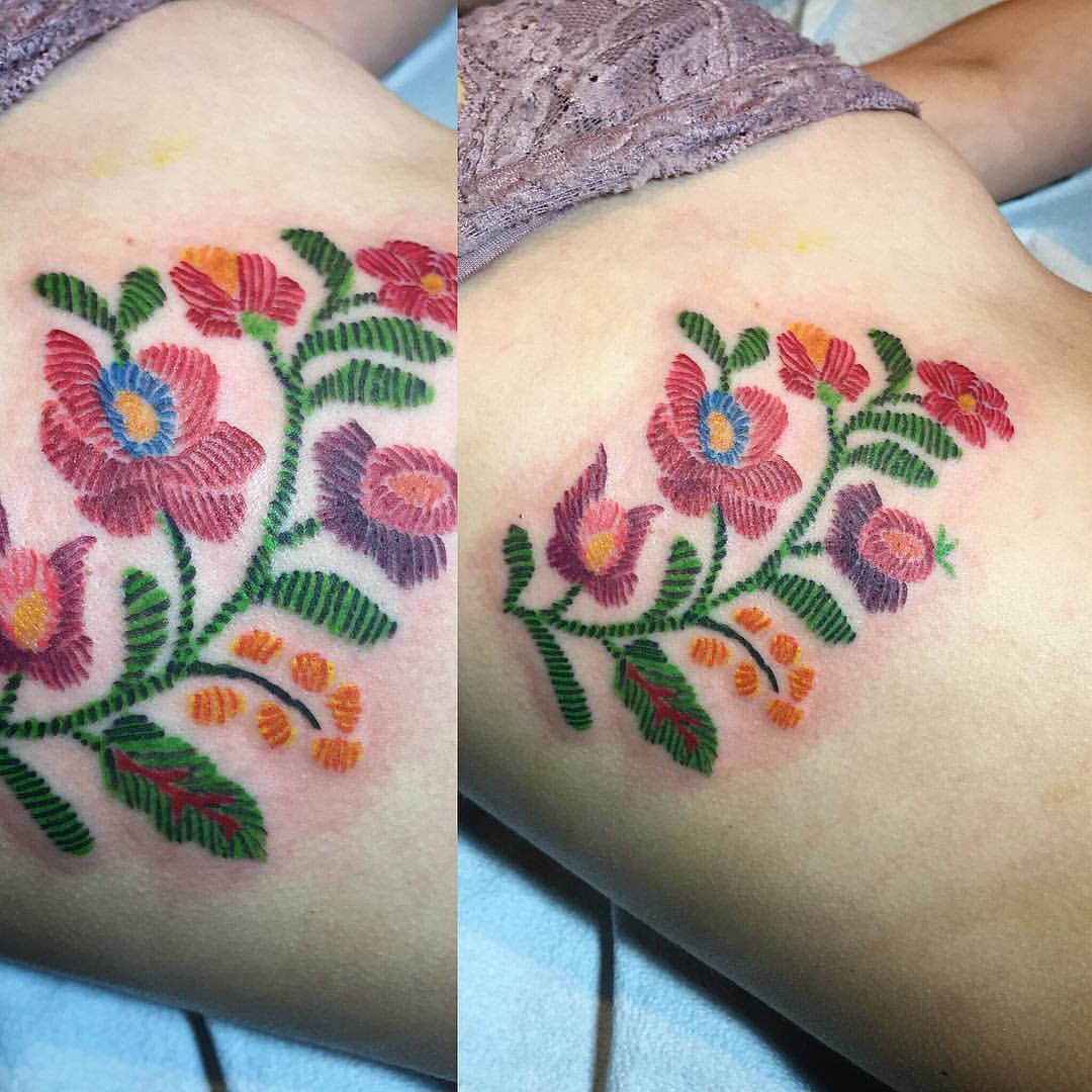 Flower tattoos  Visions Tattoo and Piercing