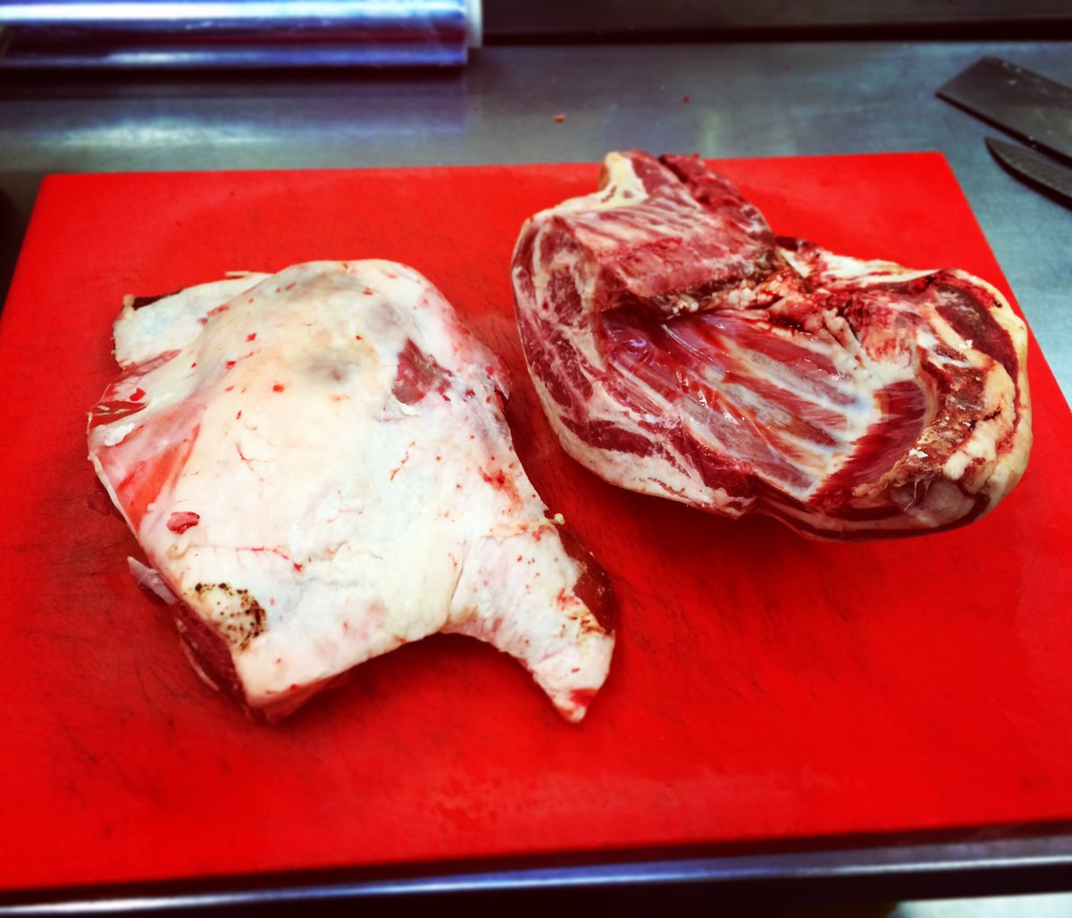 LocksRestaurant's tweet photo. Delighted to receive our first delivery from @castlemine today! Some fantastic hogget hitting the menu this week! 🐑 @Larder360 https://t.co/PnHlJXednm
