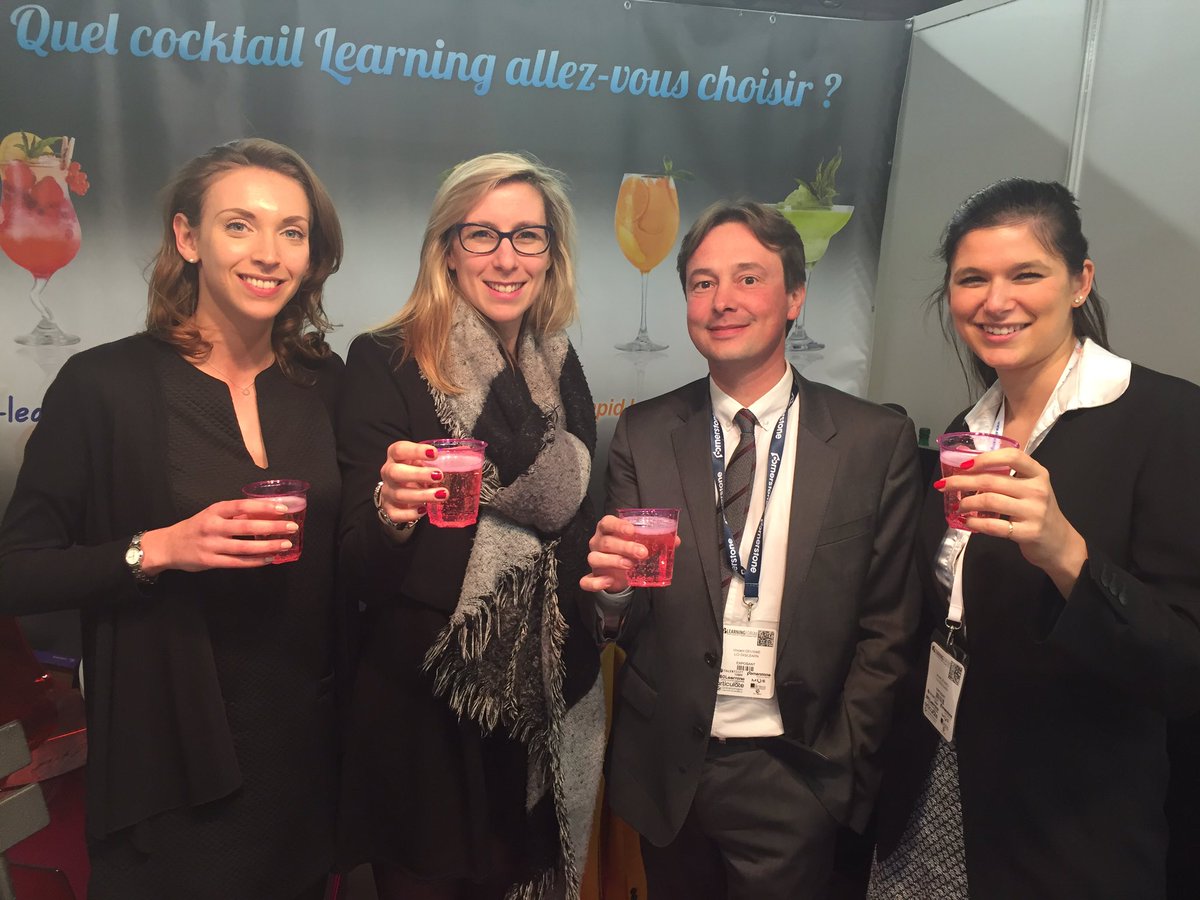 MarionBrnrd's tweet photo. L'équipe LCI Digilearn fête un salon réussi au ILearningForum :) #ilearningforum #digilearn #lcisocialmedia https://t.co/e8iwV7xvzd