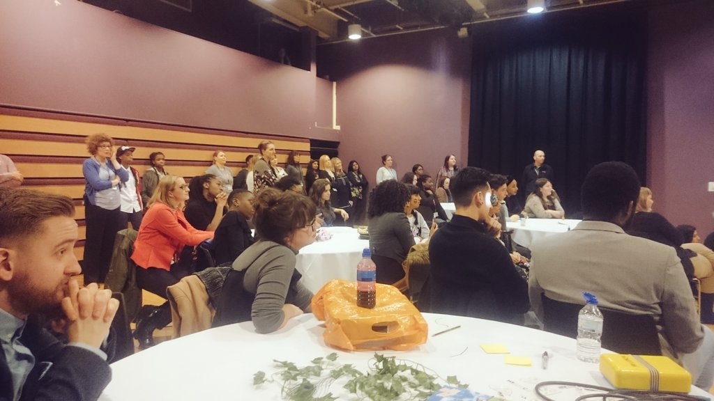 byngtown's tweet photo. Back in the room where it all started for me @mac_birmingham today with the #NextGenBrum massive to surprise @DPWhitehouse on his last day 🙌 https://t.co/llhewZIs3z