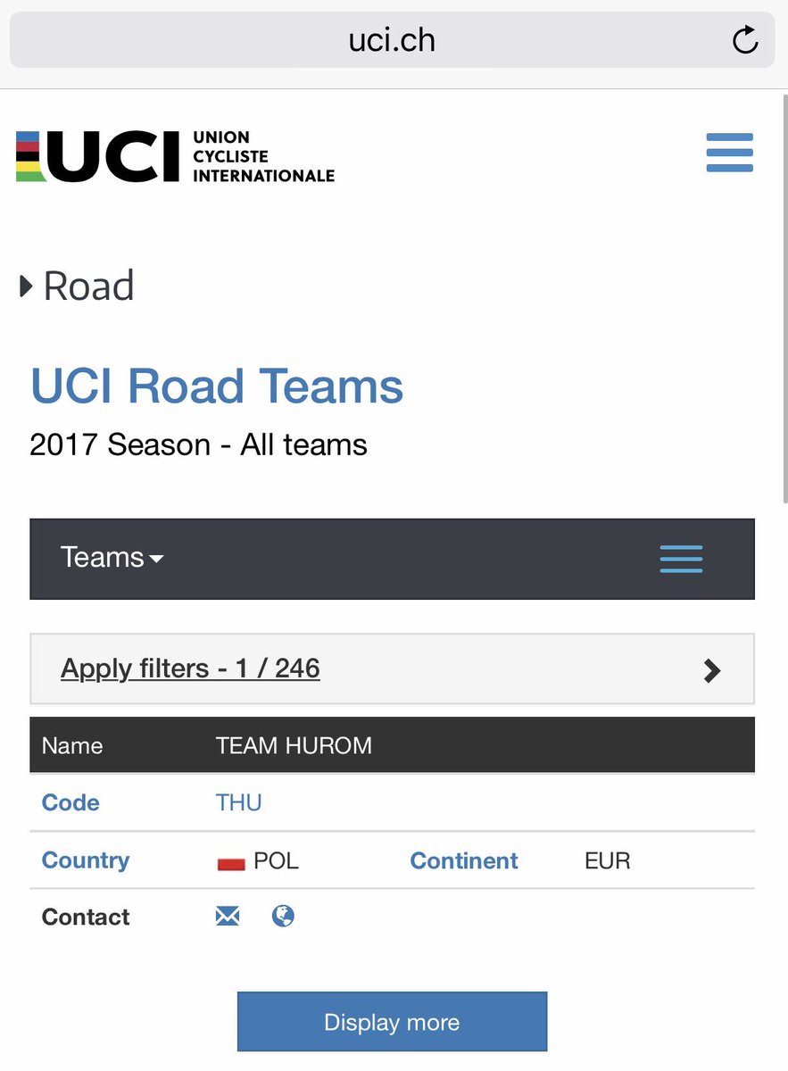 marpec78's tweet photo. Już oficjalnie z licencją UCI #teamhurom https://t.co/Rr5PPud6DK