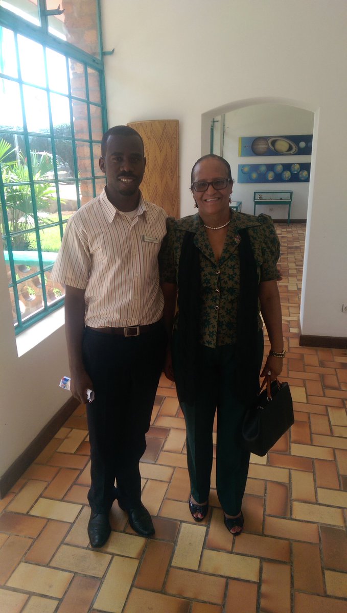 I was glad to receive Madam Therese Samaria Namibia High Commissioner to Rwanda <a href="/NHMKandthouse/">NaturalHistoryMuseum</a>,<a href="/RwandaMuseums/">Museums of Rwanda</a> ,<a href="/MasozeraRobert/">Robert Masozera</a> @whkobserver