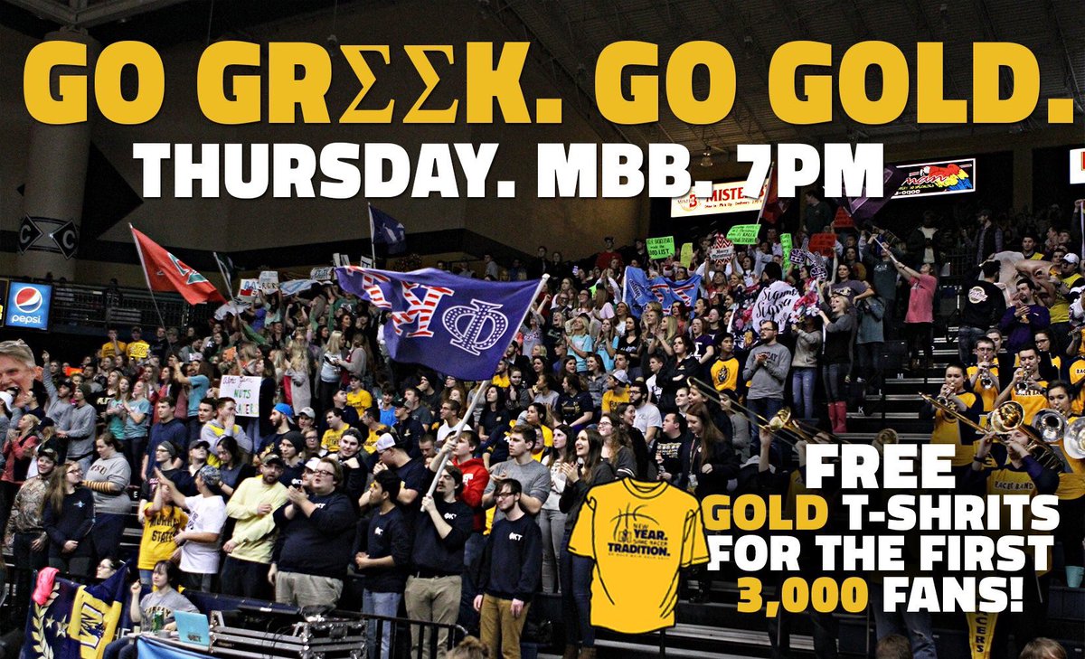 panhellenicmsu's tweet photo. GO GREEK. GO GOLD. GO TO THE GAME. GO RACERS. 💛💙🐴 make sure bring your flags and support our Racers!!!! https://t.co/yVKoC5XCq9