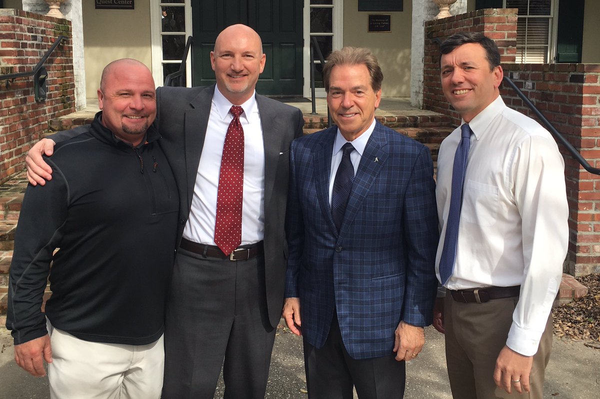 DunhamAthletics's tweet image. Honored to have @AlabamaFTBL Head Coach Nick Saban visit @DunhamSchoolBR this morning.
#dunhamdifference