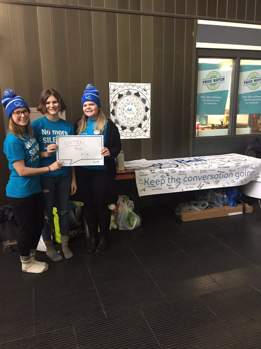 nulakers's tweet photo. Check out the https://t.co/nv5GnbDdGg booth today at @NipissingU. #BellLetsTalk #oneteamformentalhealth #LakersPRIDE 🇸🇱 https://t.co/Wkpv32Ss9B
