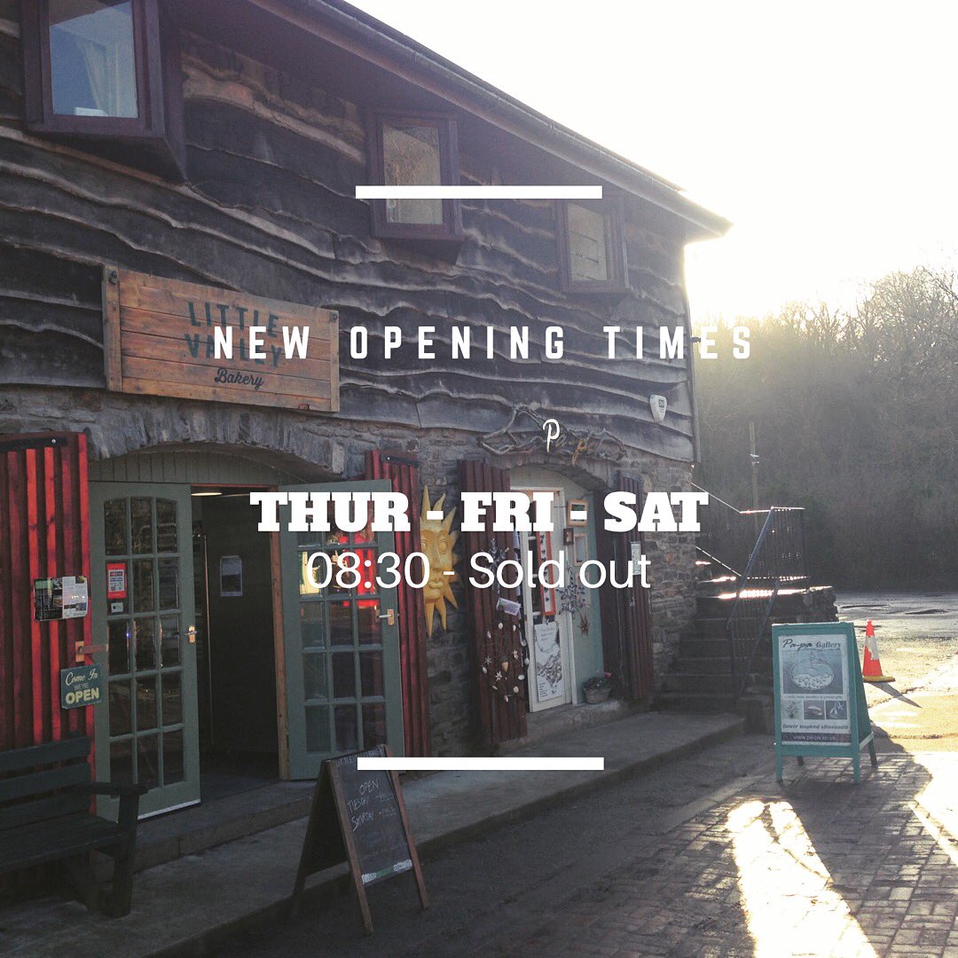 little valley bakery on twitter news we ve changed our opening hours for you hope it suits you new hours from next week shop bakery gower swansea artisan https t co feihb5cgcd twitter little valley bakery on twitter news we ve changed our opening hours for you hope it suits you new hours from next week shop bakery gower swansea artisan https t co feihb5cgcd twitter