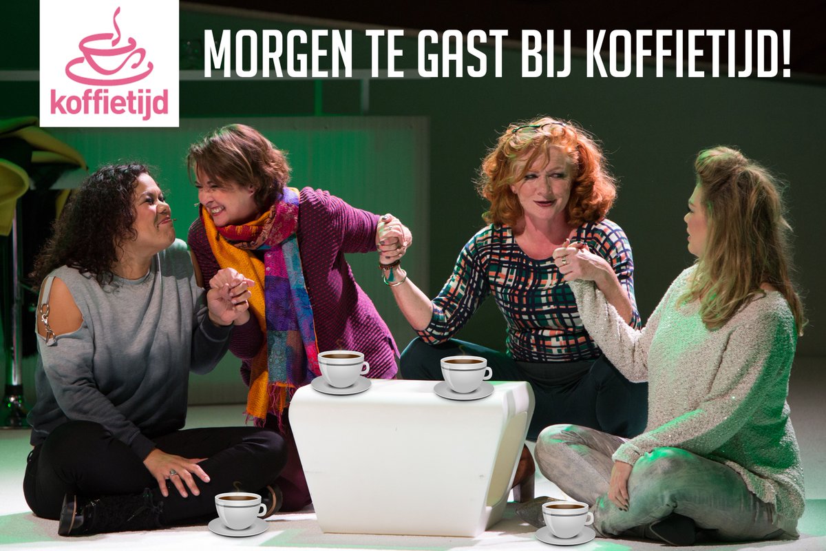 Zet de koffie morgen maar klaar, want de dames van OPVLIEGERS IN DE SNEEUW zijn te gast bij @rtlkoffietijd! <a href="/AntjeMonteiro/">Antje Monteiro</a> <a href="/anoushanzume/">Anousha Nzume</a>
