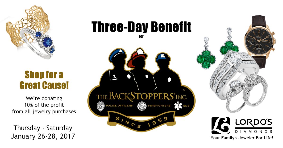 LordosDiamonds's tweet image. It's time to shop 4 a great cause! Thurs-Sat a portion of every #jewelry purchase at Lordo's benefits @BackStoppers bit.ly/lordos4backsto…