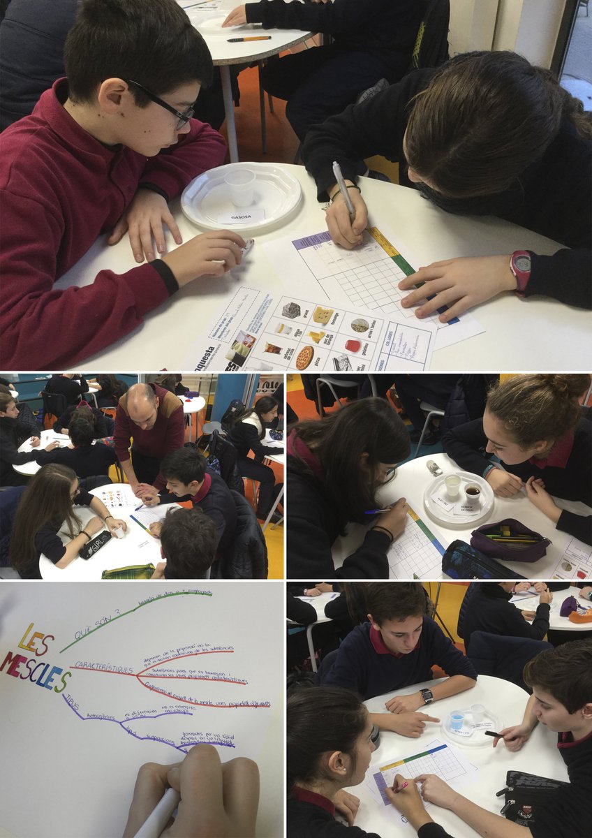 martabm1975's tweet photo. Estrenem el projecte de ciències #LesMescles amb 2n d'ESO @_mdangels ;) #TeamTeaching #CooperativeLearning #ScientificMethod #ProjectWorking https://t.co/ltHTiDPdsZ
