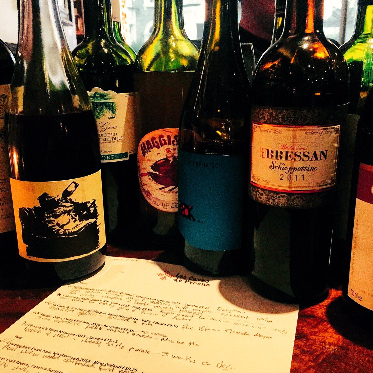Sweet as tasting at The Brackenbury Wine Rooms! Thank you so much <a href="/carlolupori/">lupori</a> wines were surprising &amp; exciting as ever, a lot to work with