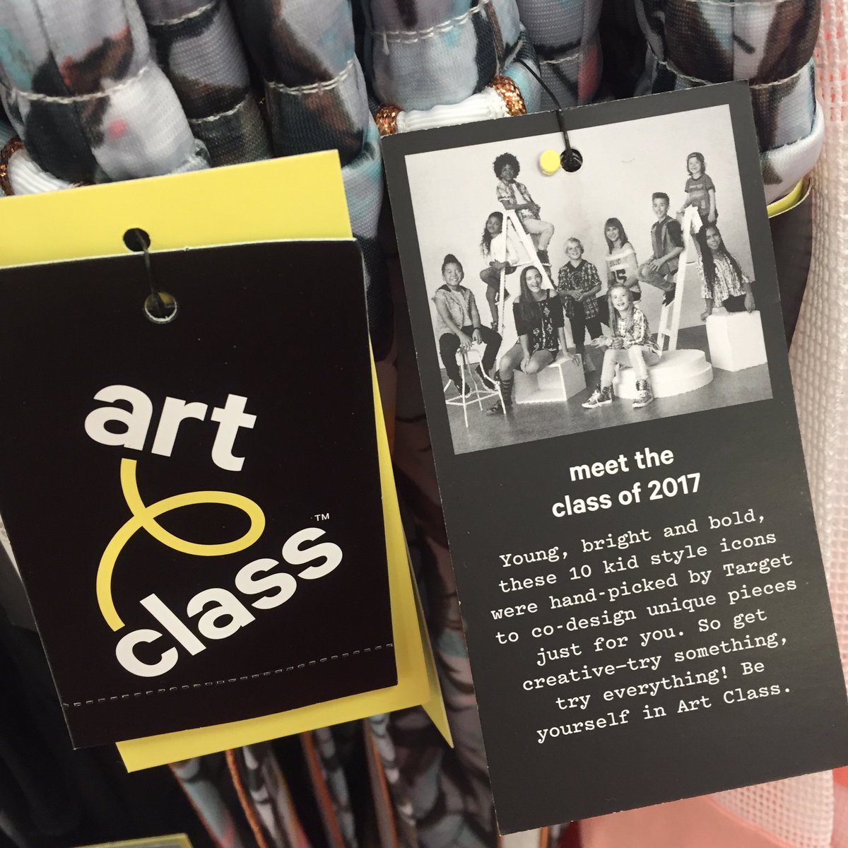 tgtsuzy's tweet photo. Loving the new brand #ArtClass and the personal kids' bios on the tag! #TargetStyle https://t.co/tbx3Sh2VqY