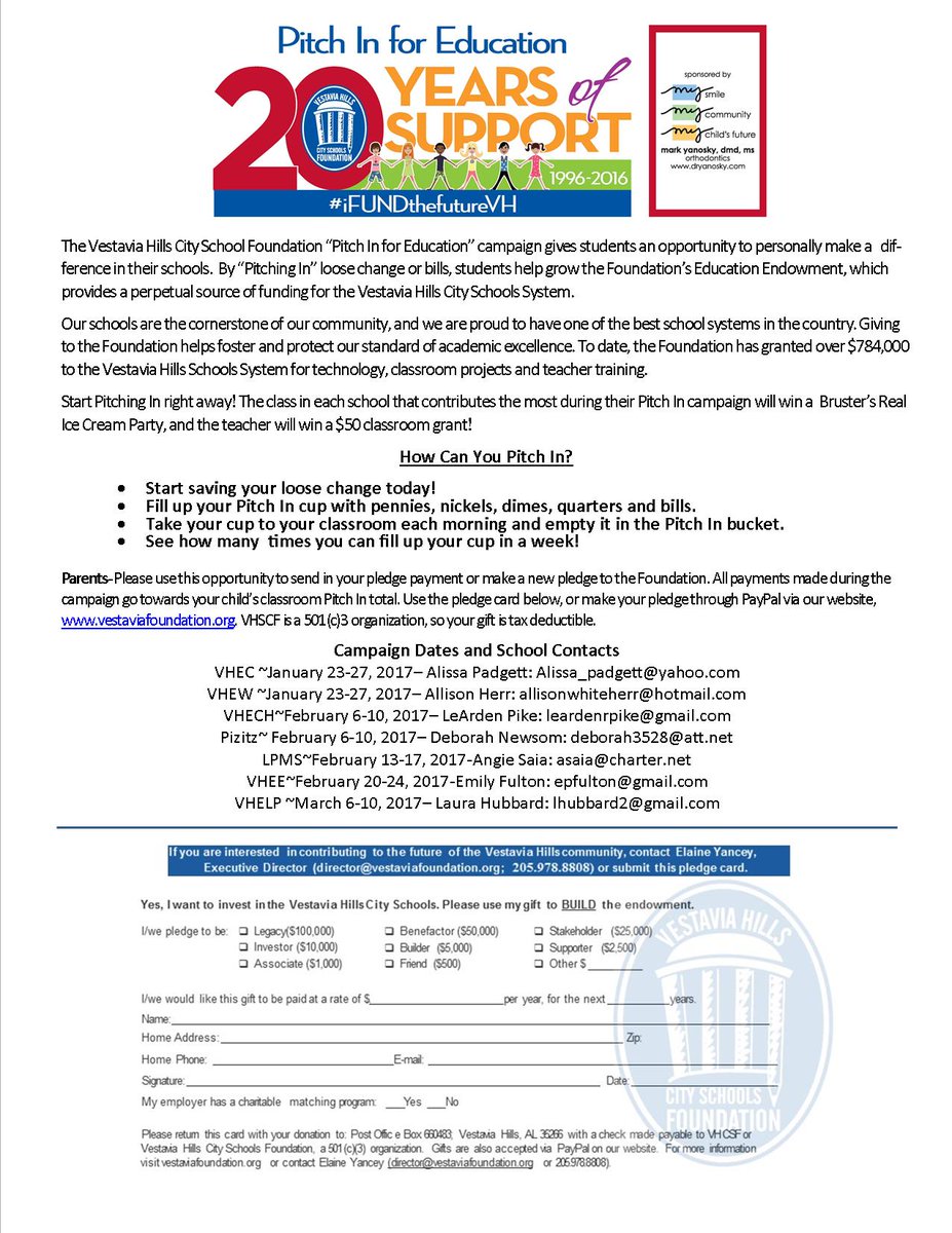 Vestavia Foundation tweet media