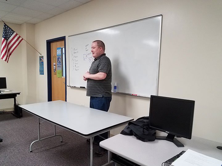 DMCAthletics's tweet photo. The High School HyperStream Club invited 8th graders to join them for a monthly meeting. #STEMed #HyperStream https://t.co/dUflsDvOzG