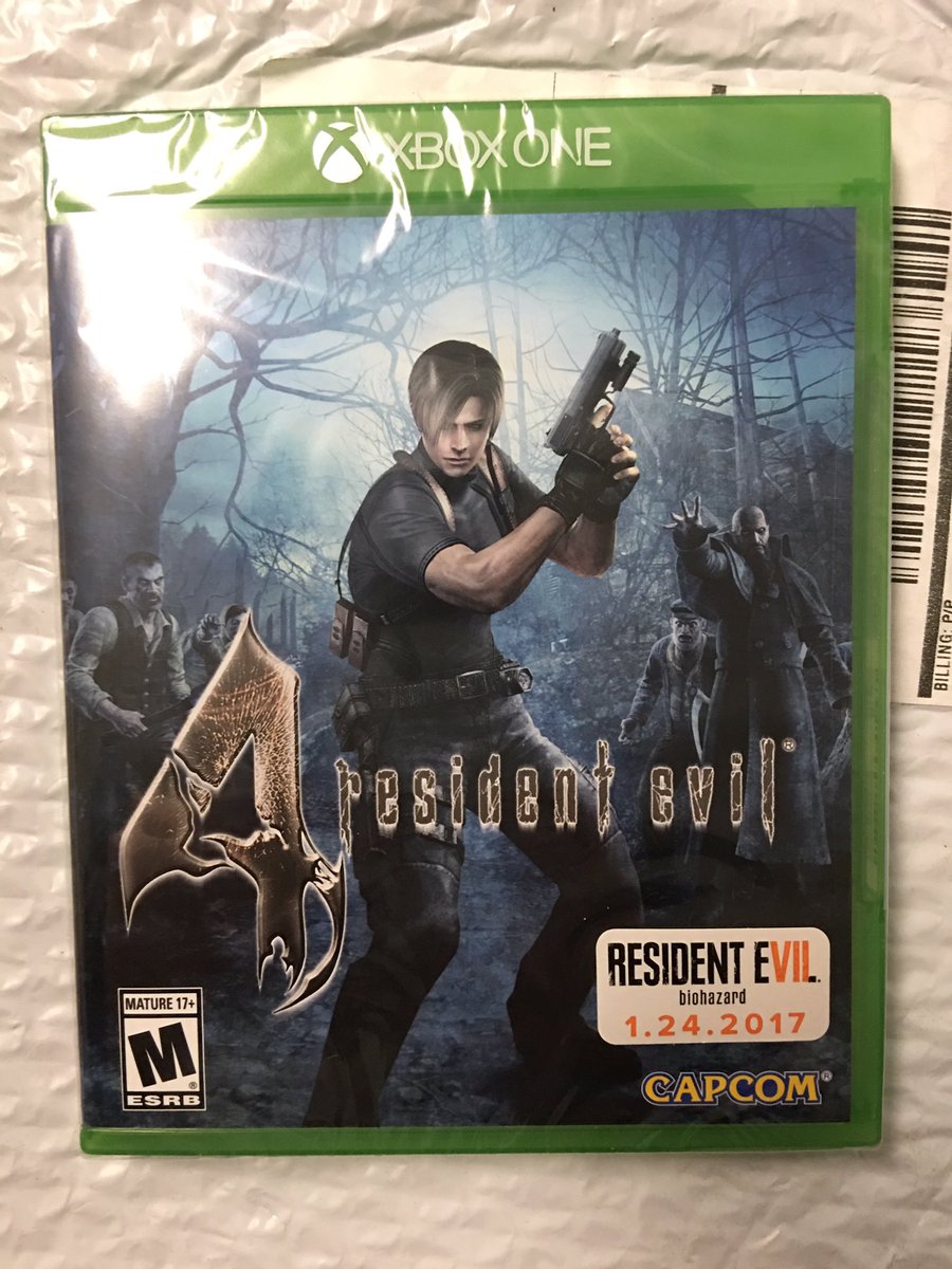 WrecK2o6's tweet photo. I guess when you preorder Resident Evil 7 you end up with RE 4. Thanks @BestBuy! 😞 https://t.co/Zoy6YRotrs