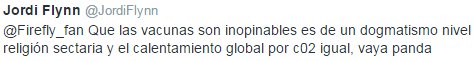 Que las vacunas son inopinables es de un dogmatismo nivel religión sectaria y el calentamiento global por c02 igual, vaya panda