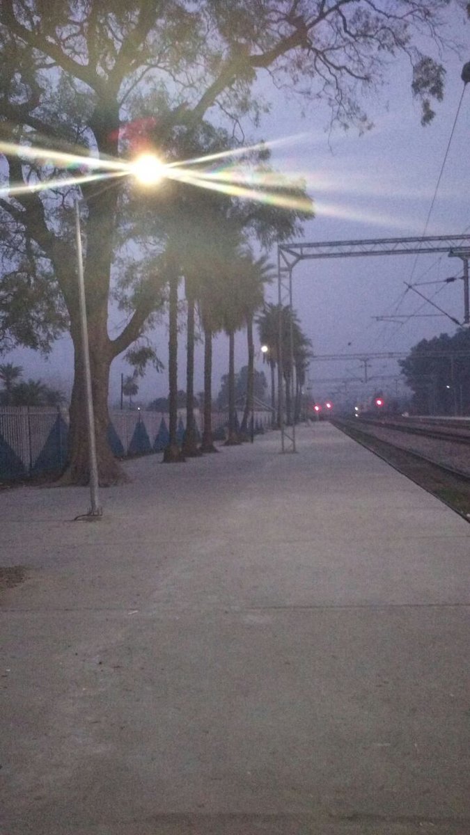 Kankather &amp; Hakimpur stations also provided with better illumination by energy efficient LED Luminaries <a href="/RailwayNorthern/">Northern Railway</a> <a href="/RailMinIndia/">Ministry of Railways</a>