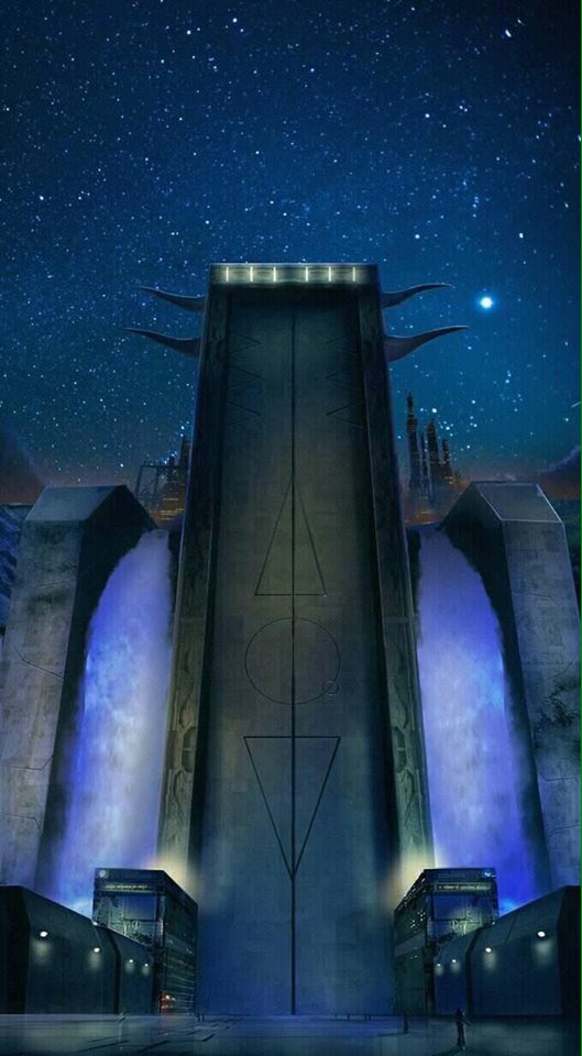 proyectonirvan1's tweet photo. Puerta de Inyanagui, obra de Fernando Carmona #proyectonirvana #conceptart #environment #serie #3d #cgi #animacion #anime #manga https://t.co/hTyA72rBzh