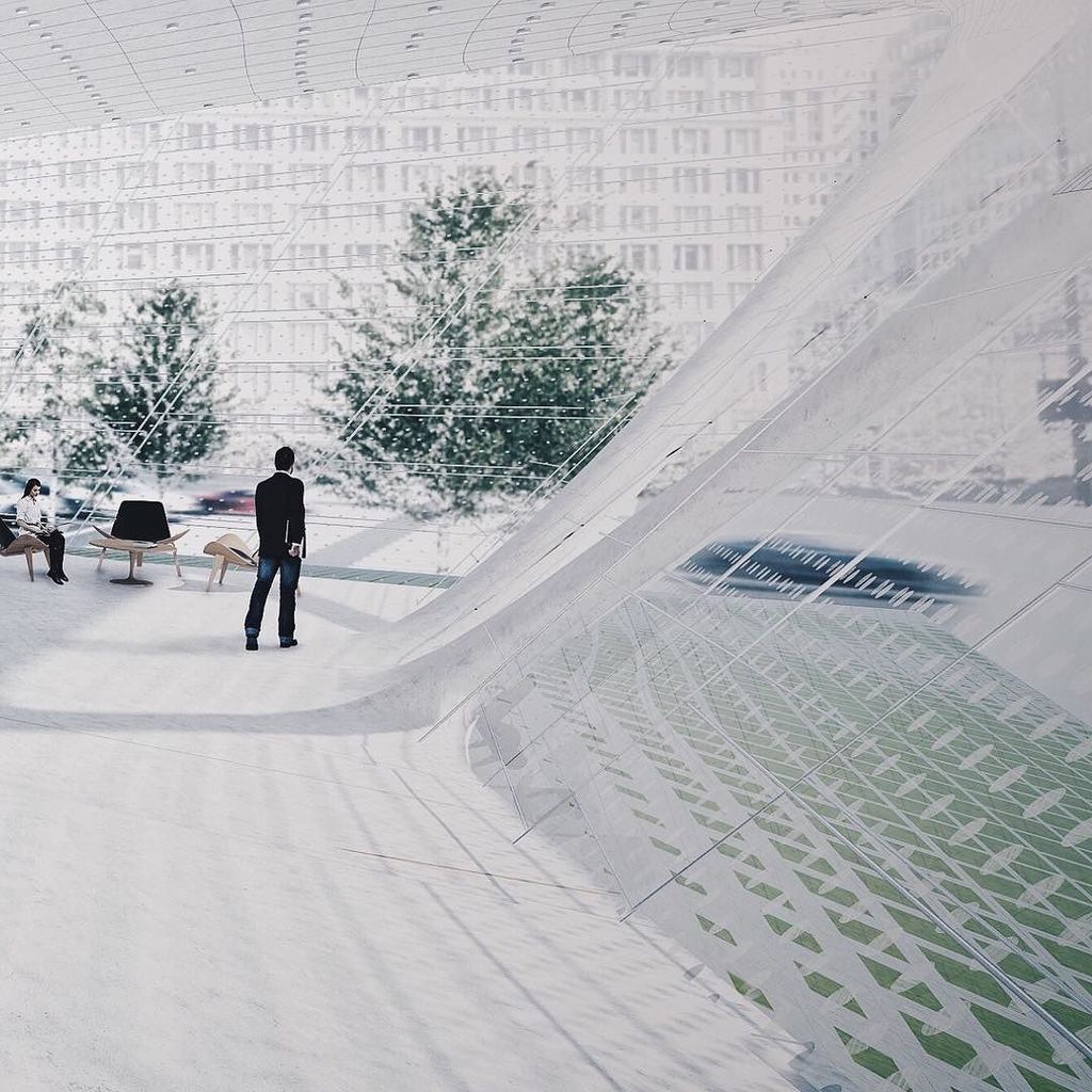 SynthesisDNA's tweet image. #Architecture as #ErgonomicLandscape.  Our #DaeguPublicLibrary (2012) utilizes #MeshRelaxa… ift.tt/2ktNAmU