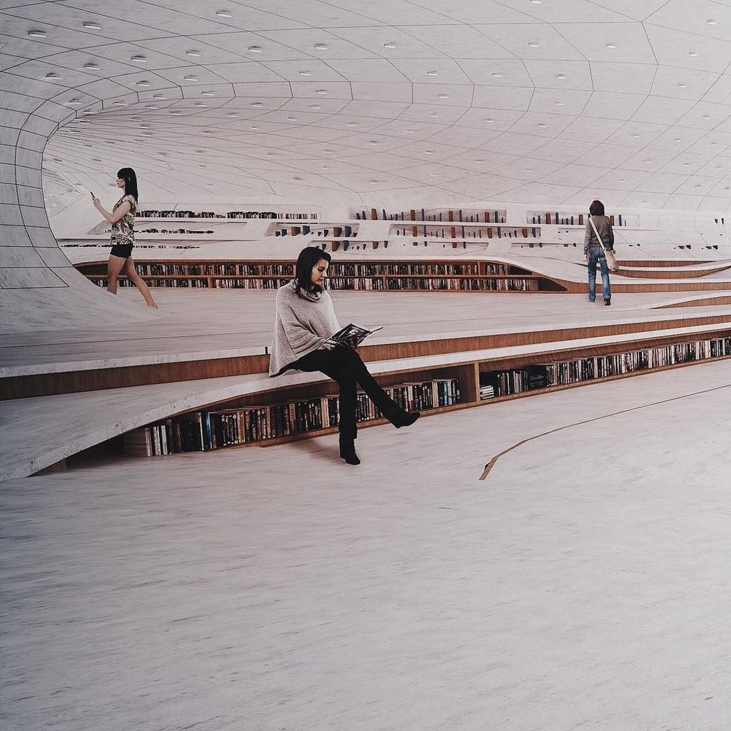 SynthesisDNA's tweet image. #Architecture as #ErgonomicLandscape.  Our #DaeguPublicLibrary (2012) utilizes #MeshRelaxa… ift.tt/2kjSCPd