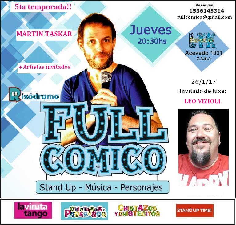 Jueves 26/1 Risódromo #fullcomico #standup 5ta temporada! Martín Taskar - Leo Vizioli <a href="/StandUpTime/">Stand Up Time!</a> <a href="/vuenoz_/">vuenoz</a> @alternativa_t <a href="/teatroLTK/">LTK TEATRO</a>