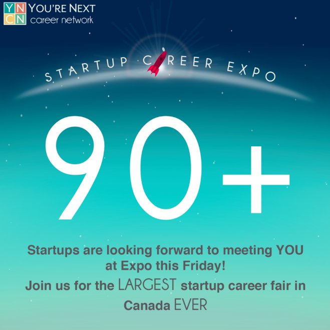 Startup Career Expo is officially the LARGEST startup job fair in Canada EVER. #SCE17 #Summit #UofT