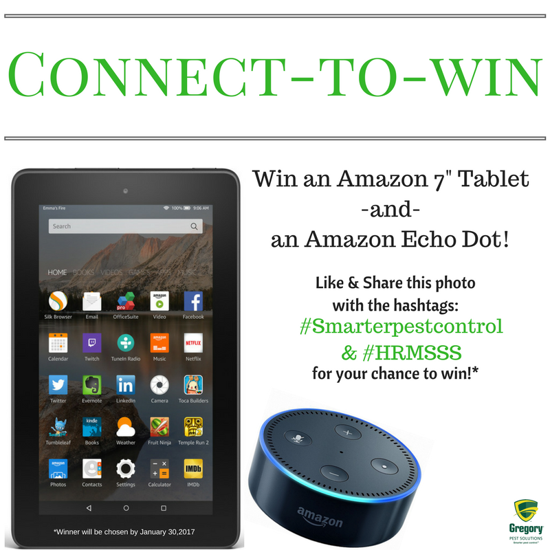 GregoryPest's tweet image. #RegisterToWin! Simply follow us, like & retweet this photo for your chance to win! #Smarterpestcontrol #HMRSSS