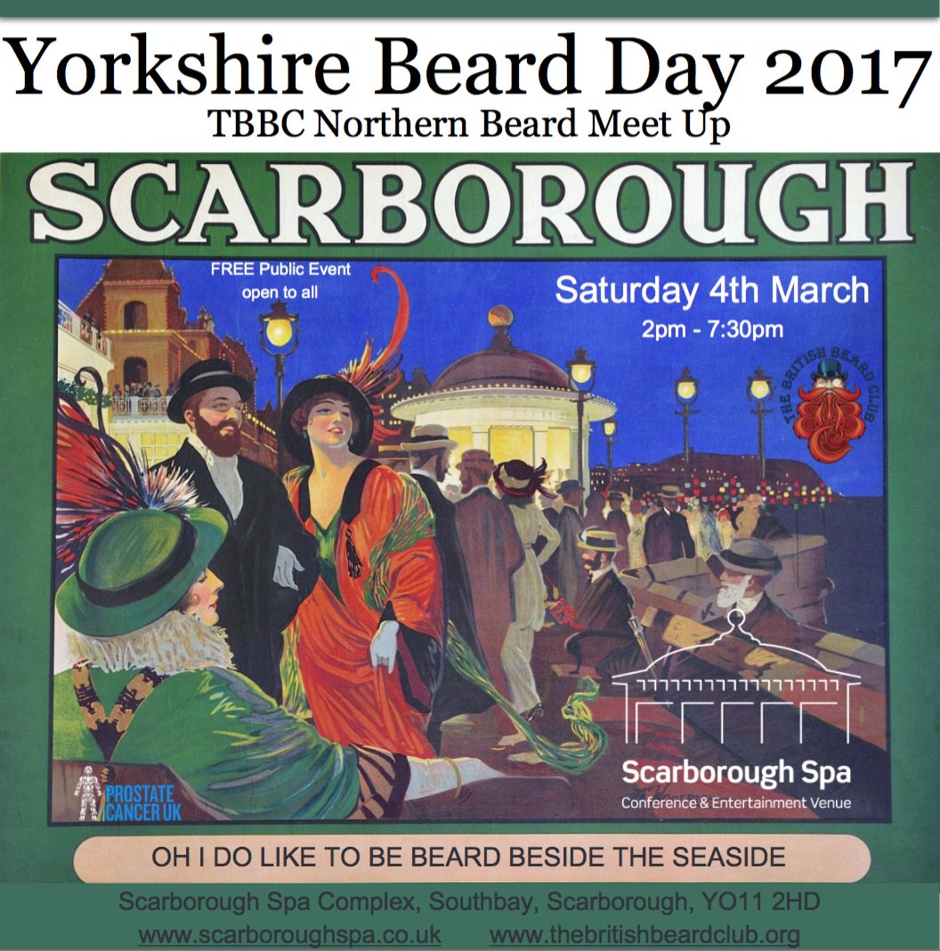 scarboroughspa's tweet photo. The British Beard Club are back! Join us on 4 March for a family friendly event filled with bands, beer &amp; beards! https://t.co/xOGszEVkU2 https://t.co/iRyRkvs9l3