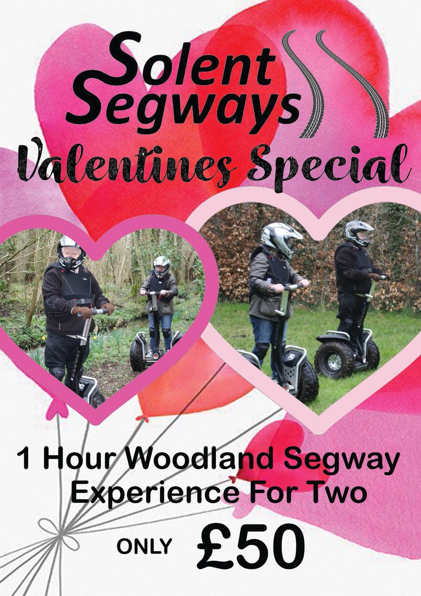 SolentSegways's tweet photo. * SPECIAL OFFER* Segway Experience for Two for Just £50! Why Not Give Your Loved One a Gift Like No Other This Valentines Day! https://t.co/4SYp1vhFsl