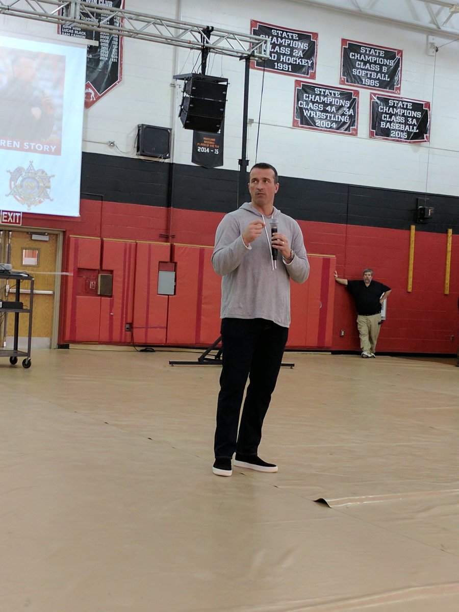 The students were great .. RT <a href="/CHSBraves/">CHS</a>: Chris Herren sharing his story with Chopticon students.