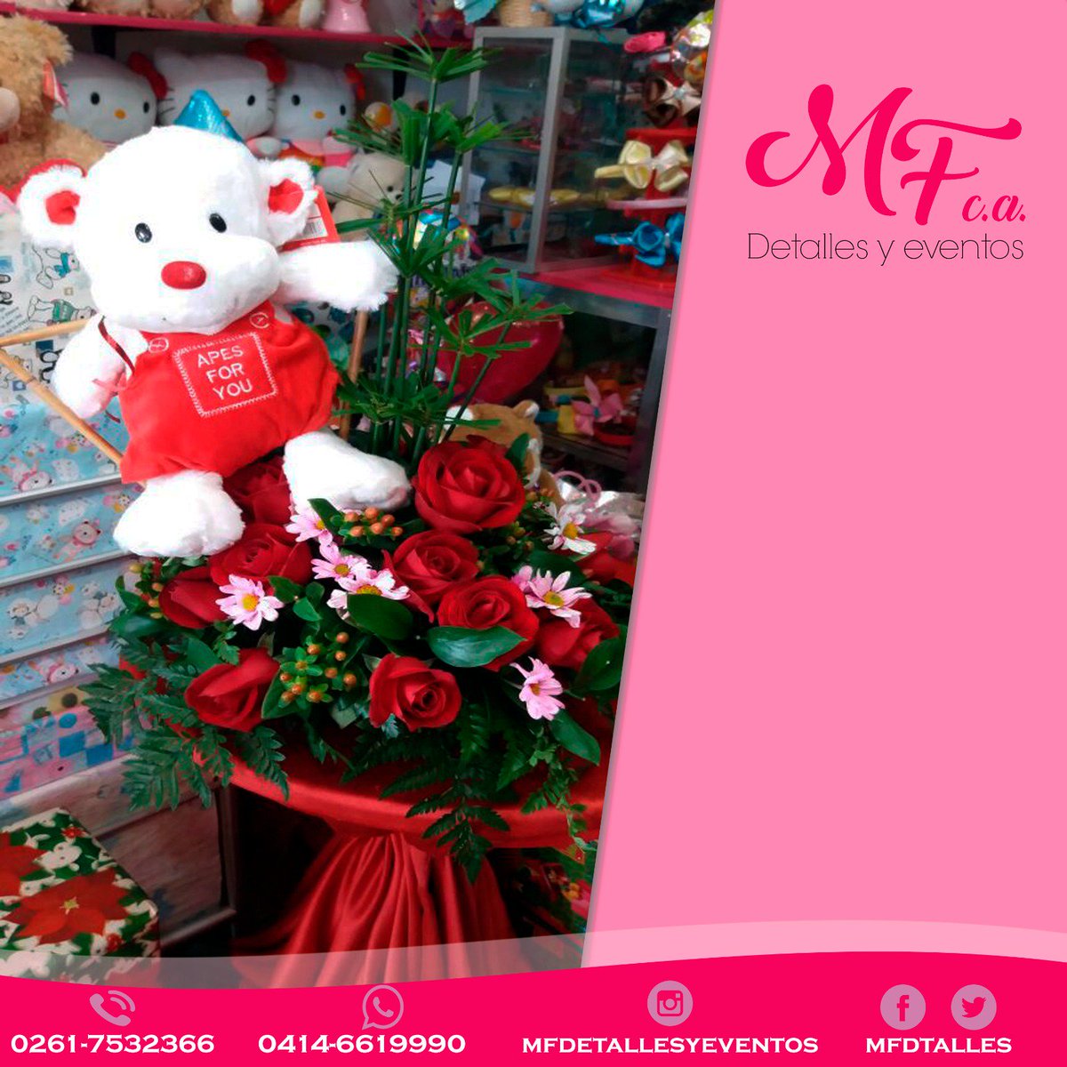 mfdtalles's tweet photo. Visítanos! Av 70 los Olivos #Maracaibo #mfdetallesyeventos #mfdtalles #23Ene #Venezuela #ventasmcbo #cumpleaños #aniversario #14Febrero https://t.co/5ditX5uJRN