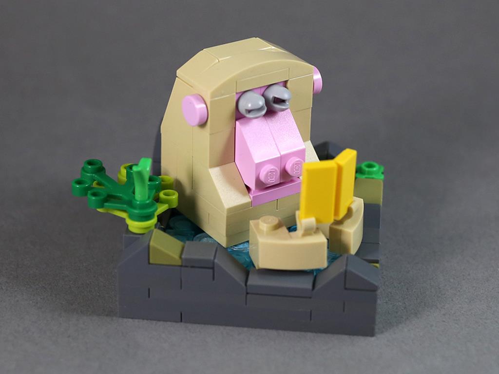 _ReBrick's tweet photo. Just a #LEGO monkey, at a spa, reading a book. https://t.co/nlLWIfZkGo https://t.co/NMAkyCRnvt