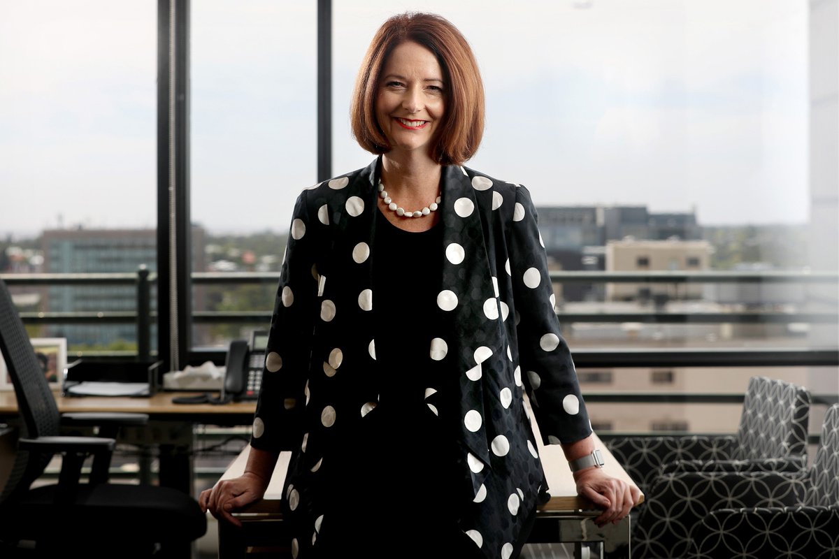 caljamma's tweet photo. @JuliaGillard awarded a Companion of the Order of Australia. @theTiser https://t.co/R62CjESCWi