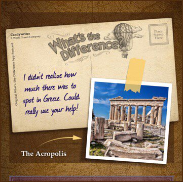 I didn't realize how much there was to spot in Greece!

WhatsTheDifferenceApp.com