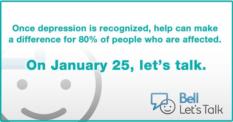 Today we share stories and struggles; today we unite to end stigma #BellLetsTalk