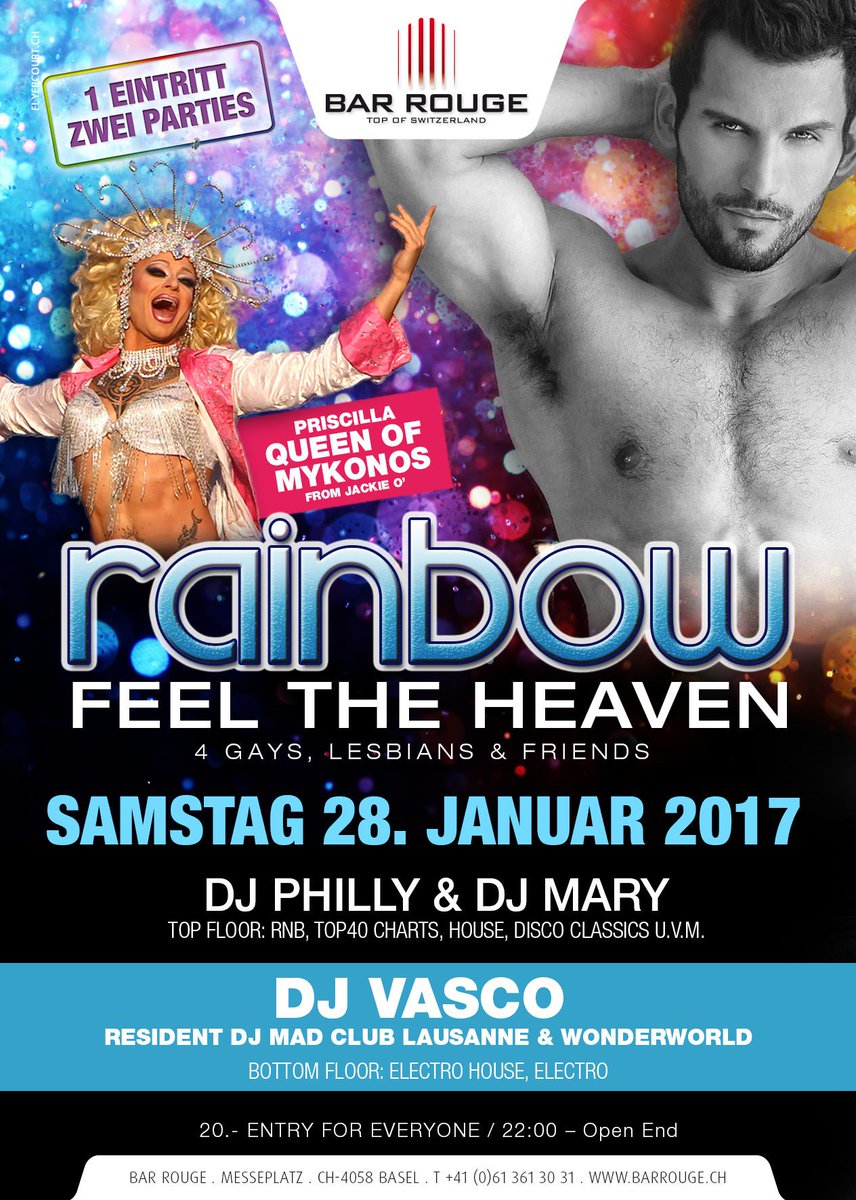 Hi. <a href="/GayBasel/">GayBasel</a> do you know that in a few days #Rainbow #Party 🍾 residentadvisor.net/event.aspx?927… #party #gay